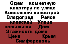 Сдам 1 комнатную квартиру по улице Ковыльная новострой “Владоград“ › Район ­ киевский › Улица ­ ковыльная  › Дом ­ 90 › Этажность дома ­ 10 › Цена ­ 30 000 - Крым, Симферополь Недвижимость » Квартиры аренда   